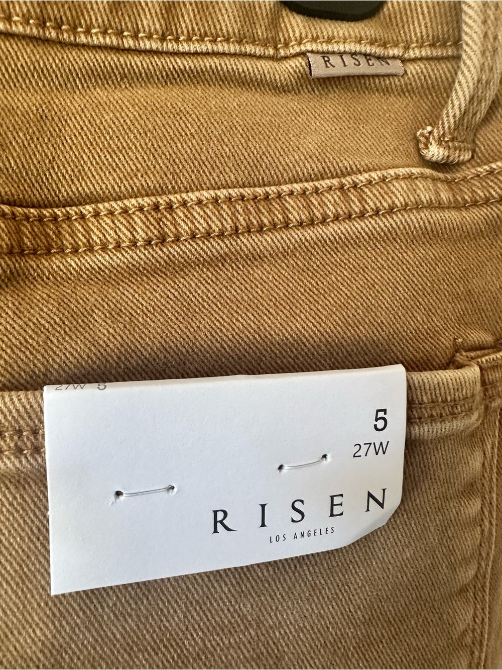 NWT🤎Risen Mocha High-Rise Tummy Control Cropped Wide-Leg 5/27 - Picture 10 of 11